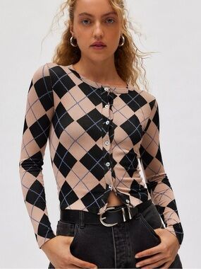 Qut From Under Jacquard Seamless Knit
Cardigan from Urban Outfitters.